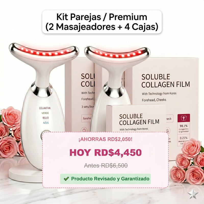 Tratamiento avanzado de absorción profunda para rostro y cuello